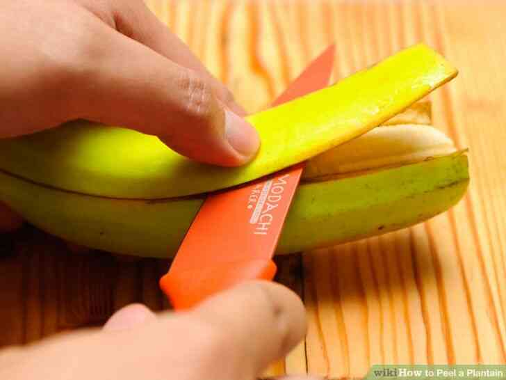 Image intitulée Peler une banane Plantain l
